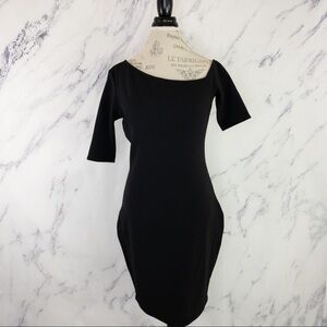 Socialite | Black Midi Dress | Sz M